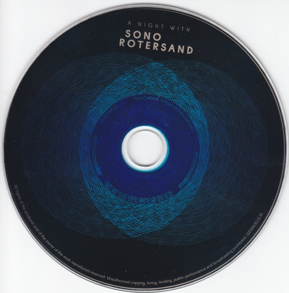 A Night With Sono+Rotersand CD EP (limited)